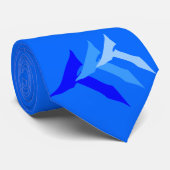 BLAUWE STROPDAS (Opgerold)