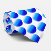 Blauwe stropdas (Opgerold)