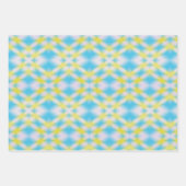 Blauwe stropdas kleurstofverlooppatroon inpakpapier vel (Voorkant 2)