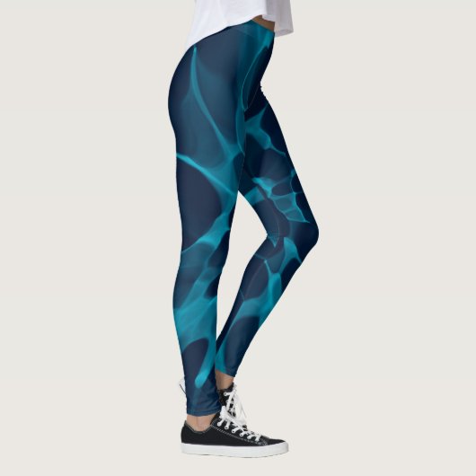 Blauwe Stropdas Leggings (Rechts)