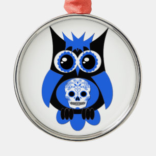 Blauwe Suiker Ornament