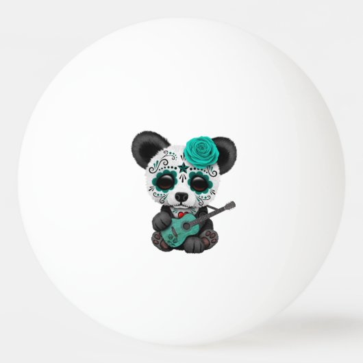 Blauwe suiker pingpongbal (Voorkant)