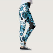 Blauwe Suikerhuid Leggings (Rechts)