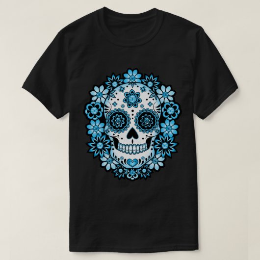 Blauwe Suikerhuid T-shirt (Design voorkant)