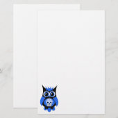 Blauwe suikerriet briefpapier (Voorkant / Achterkant)