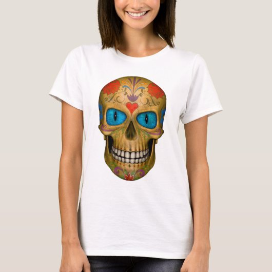 Blauwe suikerriet Rol Zombie Ondood T-shirt (Voorkant)
