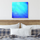 Blauwe Supernova – Levendig canvas Afdruk (Insitu (Slaapkamer))