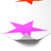 BLAUWE SUPERSTER FIGUUR SCHAATSER POSTER (Hoek)