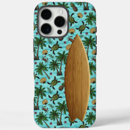 Blauwe Surfer iPhone / iPad hoesje
