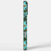 Blauwe Surfer iPhone / iPad hoesje (Achterkant / Rechts)