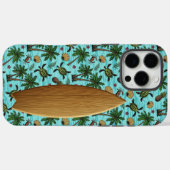 Blauwe Surfer iPhone / iPad hoesje (Achterkant (horizontaal))