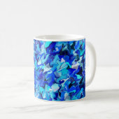 Blauwe Swirl 11oz Mok (Voorkant rechts)