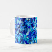 Blauwe Swirl 11oz Mok (Voorkant links)