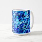 Blauwe Swirl 15oz Mok (Voorkant rechts)