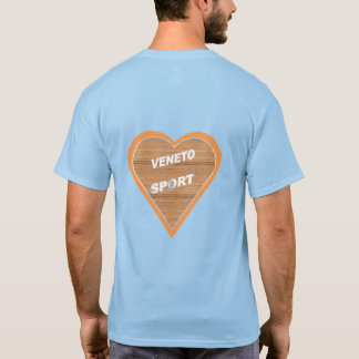 Blauwe T-shirt met man VENETO SPORT