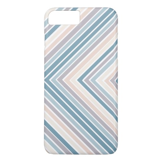 Blauwe taanstrepen Case-Mate iPhone case (Achterkant)