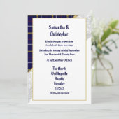 Blauwe taarstaartschildpad, uitnodiging voor een f (Staand voorkant)