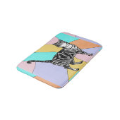 Blauwe tablet Kattenpasta's Kattenhuisdieren Badmat (Gekanteld)