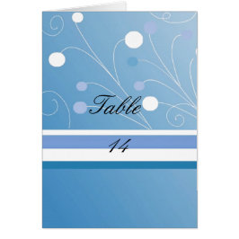 Blauwe Tafel Stoelkaart