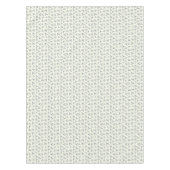 Blauwe tak op crème - naadloos patroon. tafelkleed (Voorkant)