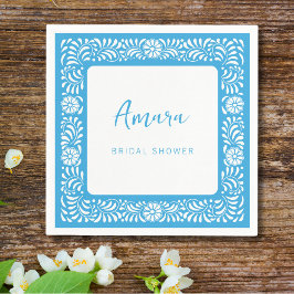 BLAUWE TALAVERA BRUIDSSCHONER SERVET