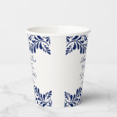 Blauwe Talavera Tegel Spaanse Fiesta Bruidsmeisjes Papieren Bekers (Links)