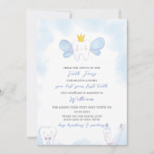 Blauwe Tand Fairy Letter Kaart (Voorkant)