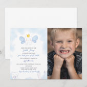 Blauwe Tand Fairy Letter Met Foto Kaart (Voorkant / Achterkant)