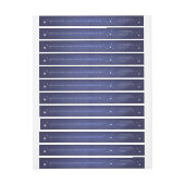 Blauwe  tandwielen (Vel)