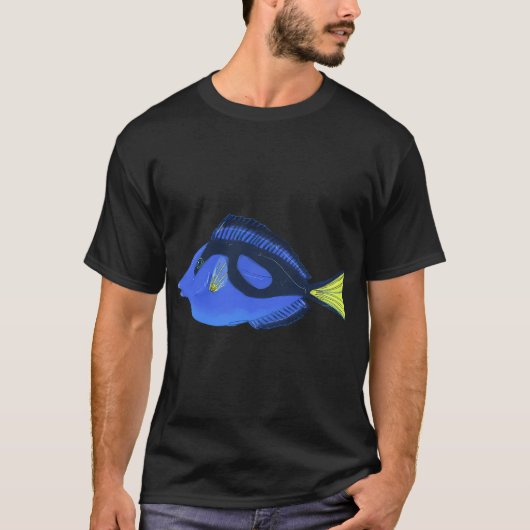 Blauwe Tang T-shirt (Voorkant)