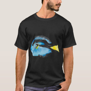 Blauwe Tang Vis T-shirt