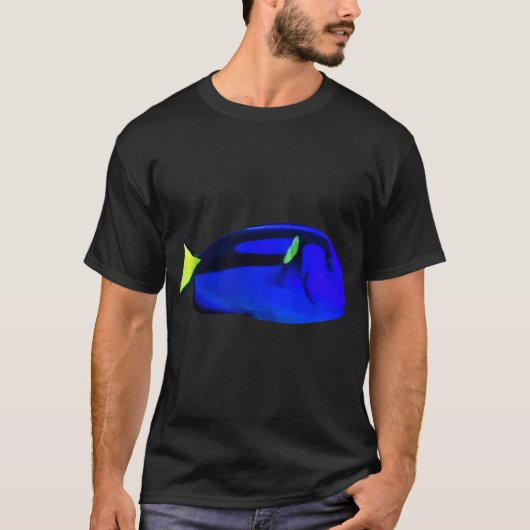 Blauwe Tang Vis T-shirt (Voorkant)