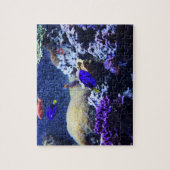 Blauwe tang visschilder Puzzle Legpuzzel (Verticaal)