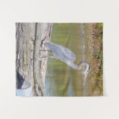Blauwe tapijten wandkleed (Voorkant (horizontaal))