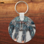blauwe tarantula sleutelhanger (Voorkant)