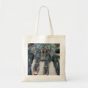 blauwe tarantula tote bag