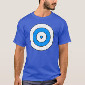 Blauwe Targeteer T-shirt (Voorkant)