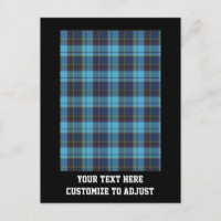 Blauwe tartan plaid