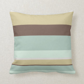 Blauwe teacup Striped Pillow Kussen