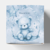 Blauwe Teddy Bear Favor Box Bedankdoosjes (Bovenkant)