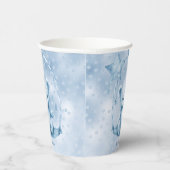 Blauwe Teddy Beer Papier Cups Papieren Bekers (Rechts)