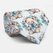 Blauwe Teddybeer Das (Opgerold)