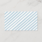 Blauwe teddybeer hete luchtballon luier loterij informatiekaartje (Achterkant)