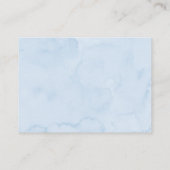 Blauwe Teddybeer Hete Luchtballon Luier Raffle Informatiekaartje (Achterkant)