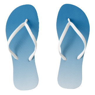 blauwe teenslippers