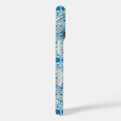 Blauwe tegel Case-Mate iPhone case (Achterkant / Rechts)