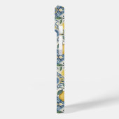 Blauwe tegel Franse landelijke gele citroen Case-Mate iPhone Case (Achterkant / Links)