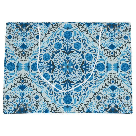 Blauwe tegel groot cadeauzakje (Voorkant)