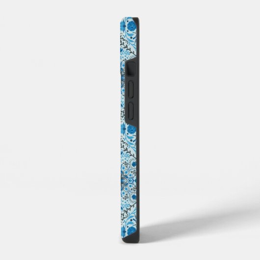 Blauwe tegel iPhone hoesje (Linkerkant)