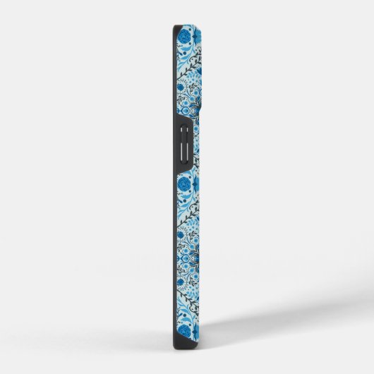 Blauwe tegel iPhone hoesje (Rechterkant)